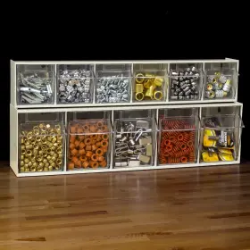 6706 AKRO-MILS Tiltview Horizontal Organizer Storage Cabinet #3 6706 AKRO-MILS Tiltview Horizontal Organizer Storage Cabinet #3