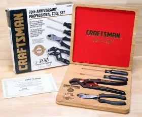 941997 CRAFTSMAN Tool Set Robo Grip Numbered Wooden