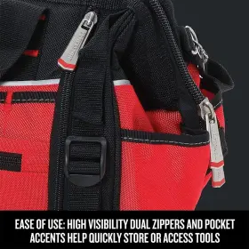 CMST17622 CRAFTSMAN Versastack Zippered Tool Bag Pocket Tote #3