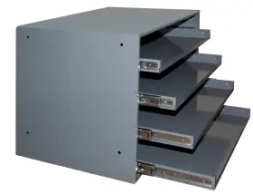 303B-15.75-95 DURHAM Rolled Steel Bearing Slide Rack