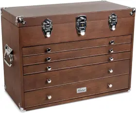 GIT20A GERSTNER INTERNATIONAL Oak Hobby Tool Top Chest
