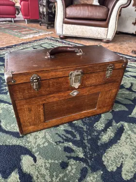 041C H. GERSTNER SONS Drawer Oak Machinist Chest Dayton