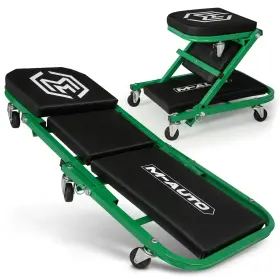 A03-CP-003-36-GN-BK M-AUTO Creeper Rolling Folding Car Seat