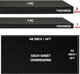 800689612859 ONREVA DIH Tool Box Drawer Liner Foam Toolbox #2