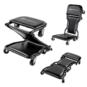 620469 POWERBUILT Mechanic Stool Creeper Seat Tool Rubber