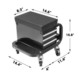 APD2016AD ROAD DAWG Torin Rolling Tool Chest Box Drawers Whee #2