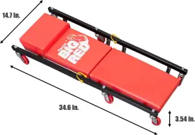 AR7565B TORIN Big Rolling Garage Creeper Padded Mechanic #2