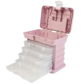 75-TS2002 TRADEMARK GLOBAL Tool Box Organizer Drawers Pink #2