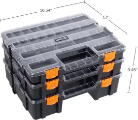 ORGANIZER-3-IN-1 TRADEMARK GLOBAL Tool Box Compartments #2
