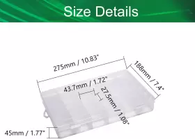 BM5500B0912IG YINPECLY Storage Box Grids Double Buckles #2