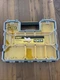 5 PACK DEWALT SMALL PARTS TOOL STORAGE ORGANIZER STACKABLE REMOVEABLE 10-COMPART