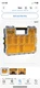 5 X DEWALT DWST14925 10-Compartment Tool Box - Black/Yellow