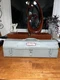 Vtg 20"x 6&rdquo; x 6&rdquo; CRAFTSMAN #6516 EMBOSSED NAME METAL TOOL BOX Tombstone Hip Roof