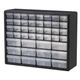 AKRO-MILS 10144 Bin Cab,44ClearDrwr,Blk,15.75"H,ClrDrwr 8TTD7 AKRO-MILS 10144 Bin Cab,44ClearDrwr,Blk,15.75"H,ClrDrwr 8TTD7