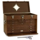 Gerstner International GI-T24D Dark Oak Tool Chest w/12" CombO Square PRE-TARIFF