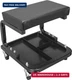 Torin ATR6300B Rolling Creeper Garage/Shop Seat: Padded Mechanic Stool with Tool