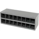 Durham Steel Storage Parts Bin Cabinet Open Front 33-3/4x11-1/2x11-1/2 16