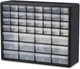Akro-mils 44-Drawer Plastic Drawer Storage Cabinet For Garage Organiza Akro-mils 44-Drawer Plastic Drawer Storage Cabinet For Garage Organiza