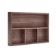 pandapark Wood Organizer Tray,Black Walnut,Desk & Drawer Storage Box (Walnut Mas