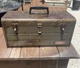 1970&rsquo;s  Craftsman 2-Drawer Tool Box #65334 - clean, patina sealed in varnish!