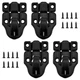 UBANU Toggle Hasp Latches Hardware with Hardening With Padlock Hole-4pcs