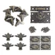 Uenhoy Vintage Jewelry Box Hardware Set, Antique Latch Hook Hasp & 14 mm