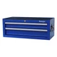 Workington Industrial 2 Drawers 26-3/8" W X 12-1/2" D X 10-1/2" H, Blue 