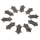 Dophee 10 Pack Vintage Butterfly Hinges, 2.24"X1.22" Antique Bronze Sm