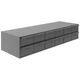 DURHAM MFG 013-95 Bin Cab,12GrayDrwr,Gray,7 3/8"H,GrayDrwr 1XHJ9