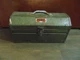 Vintage Green Park Model 83335 Steel Toolbox Tool Box NO TRAY USA MADE BOX