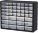 Akro-Mils 44-Drawer Plastic Drawer Storage Cabinet for Garage Organization, B... Akro-Mils 44-Drawer Plastic Drawer Storage Cabinet for Garage Organization, B...