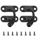 ZIUZI Small Hasp Latches Antique Black Clasp Swing Arm Latch Hook Lock for Je...
