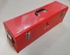 Vintage  Craftsman 30" Metal Carpenter's Red Tool Box 6516. Made in USA. 1988.
