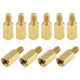 Uenhoy 20 Pcs M4 Male to Female Thread Brass Hex Standoff Spacer Pillar, M4 x...