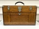 Vintage H. Gerstner & Son 7 Drawers Oak Wood Machinist Tool Chest Box Model 041C