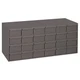 DURHAM MFG 033-95 Bin Cab,24GrayDrwr,Gry,17"H,GrayDrwr 2W268