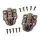 dophee 2Pcs Antique Bronze Retro Style Box Toggle 2 Pieces,