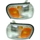 Parking Lights Corner Side Marker Park Lamps Set of 2  Driver & Passenger Pair