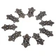 dophee 10 Pack Vintage Butterfly 57x31mm/2.24x1.22inch, Antique Bronze 