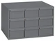 DURHAM 004-95 MODULAR ALL STEEL 9 DRAWER CABINETS