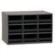 AKRO-MILS 19909BLK Bin Cab,9BlackDrwr,Black,11"H,BlackDrwr 18D807 AKRO-MILS 19909BLK Bin Cab,9BlackDrwr,Black,11"H,BlackDrwr 18D807