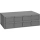 Durham 002-95 Gray Cold Rolled Steel Storage Cabinet, 33-3/4" Width x 4" Height