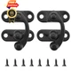ZIUZI Small Hasp Latches Antique Black Clasp Swing Arm Latch Hook Lock