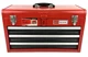 1985 Vintage RED Craftsman 3 Drawer Portable Chest Top Tool Box  20.5&rdquo;x8.5&rdquo;x12&rdquo;