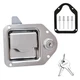 Newace Truck Tool Box Latch Replacement Kit - 304 Stainless Steel Toolbox Lock