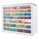 IRIS USA Screw Tool Organizer Small Parts Cabinet Chest, 44 Drawer, White 