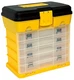 Homack MFG HMHA01040121 Homak 12-Inch Plastic Portable Parts Organizer, Large, Y