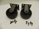 Vintage Snap-On 2 Piece 4700-5 Fixed Non Swivel Casters from KRA380J Roll Cart