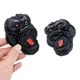 2 Pcs ngry Gorilla Ape Angry Side Rear Emblems 3D Badge Car Truck Black Red