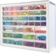 IRIS USA Screw Tool Organizer Small Parts Cabinet Chest, 44 Drawer, White 